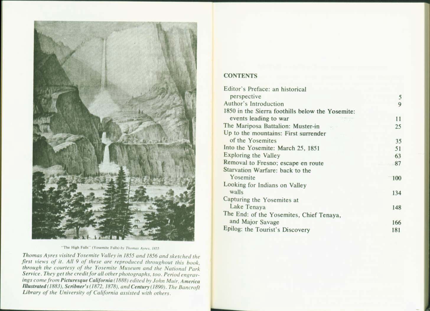 DISCOVERY OF THE YOSEMITE IN 1851. vist0021c